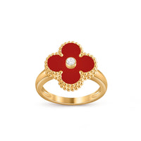 [Luna Brilliance]CLOVER DIAMOND RING GOLD COLLECTION