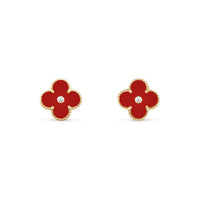 [Luna Brilliance]CLOVER  15MM DIAMOND EARRINGS COLLECTION