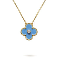[Luna Brilliance] 2026 CLOVER 15MM CHRISTMAS LIMITED EDITION SINGLE FLOWER NECKLACE