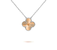 [Luna Brilliance]CLOVER 15MM NECKLACE SILVER COLLECTION