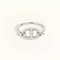 [Luna Brilliance]RONDE SMALL SILVER DIAMOND RING