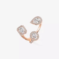 [[Luna Brilliance] Diamond Ring 0,25ct My Twin Trilogy