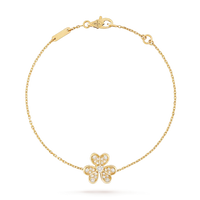 [Luna Brilliance]FRIVOLE GOLD FLOWER DIAMOND BRACELET